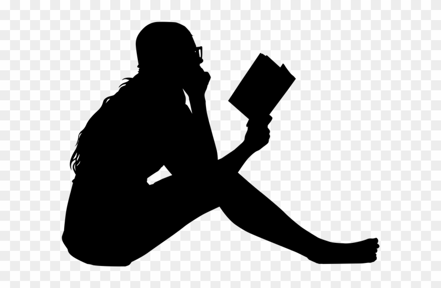 Girl Reading Book Free Image On Pixabay - Girl Reading Book Silhouette Clipart