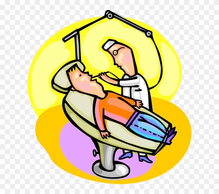 Jpg Black And White Works On Patient Image Illustration - Dentista Trabalhando Desenho Clipart