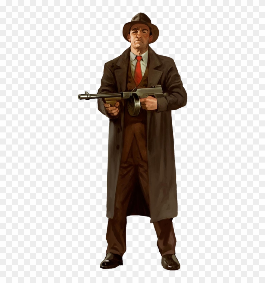Gangster Png, Download Png Image With Transparent Background, - Call Of Cthulhu Gangster Clipart