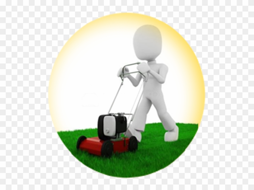Lawn - Persona Che Taglia L Erba Clipart