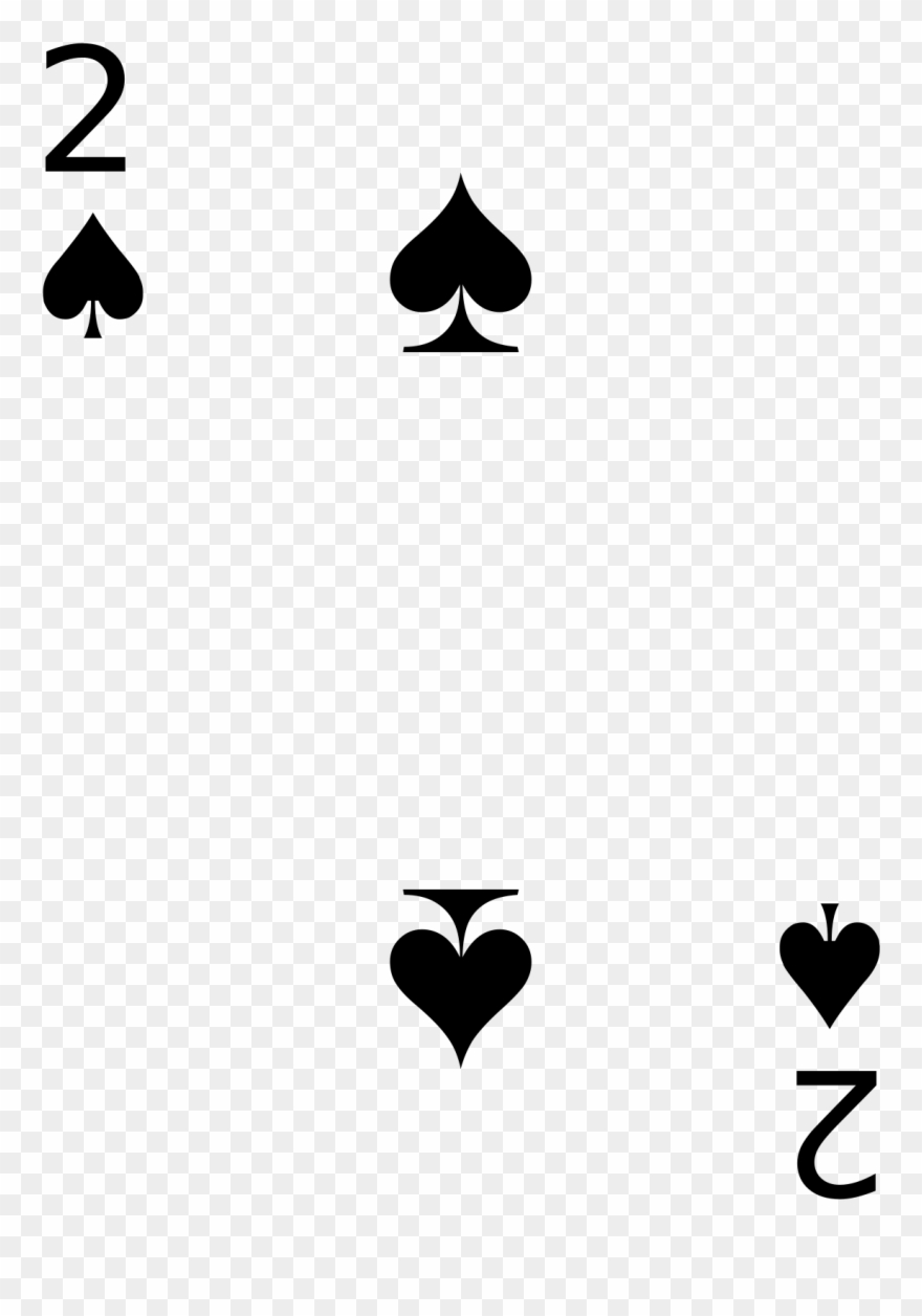 4 Of Spade Card Clipart