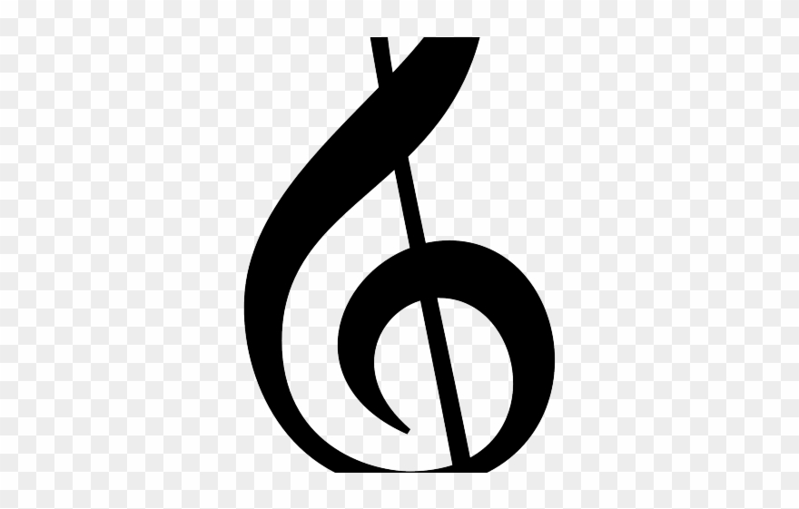 Treble Clef Cliparts - Grey Treble Clef Png Transparent Png