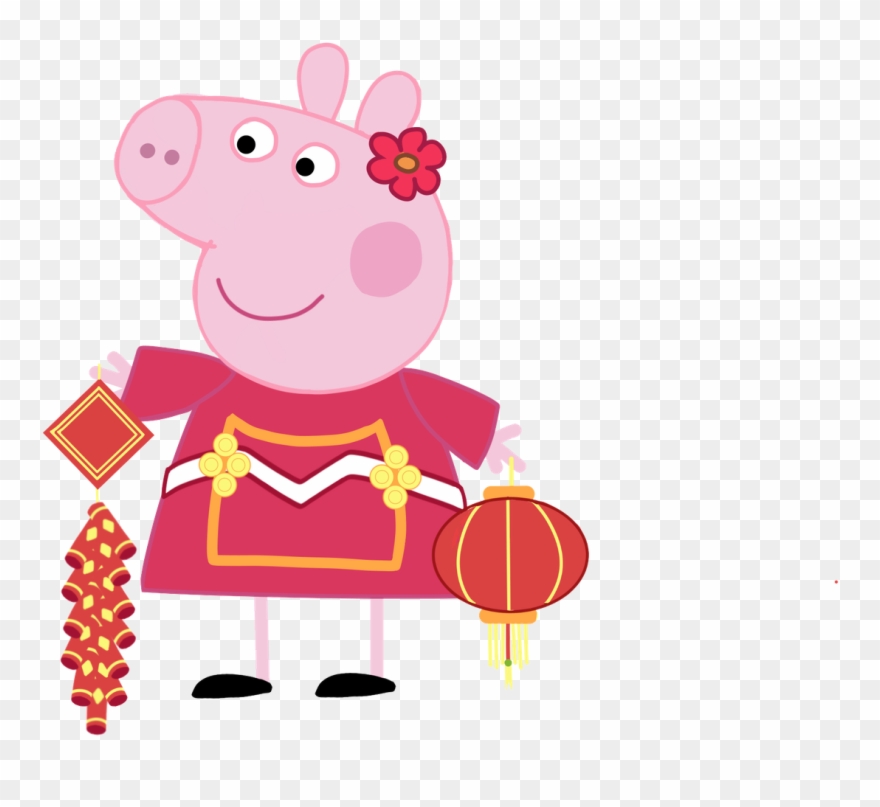 Peppa Pig Family Playing With Mud Clipart
