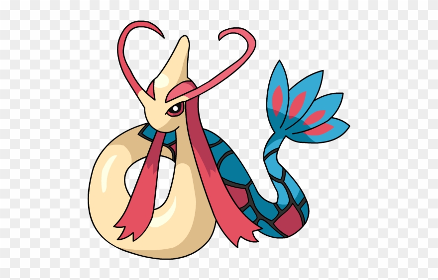 Hopping On The Vector-image Bandwagon, I Drew One Of - Gyarados Milotic Fusion Clipart