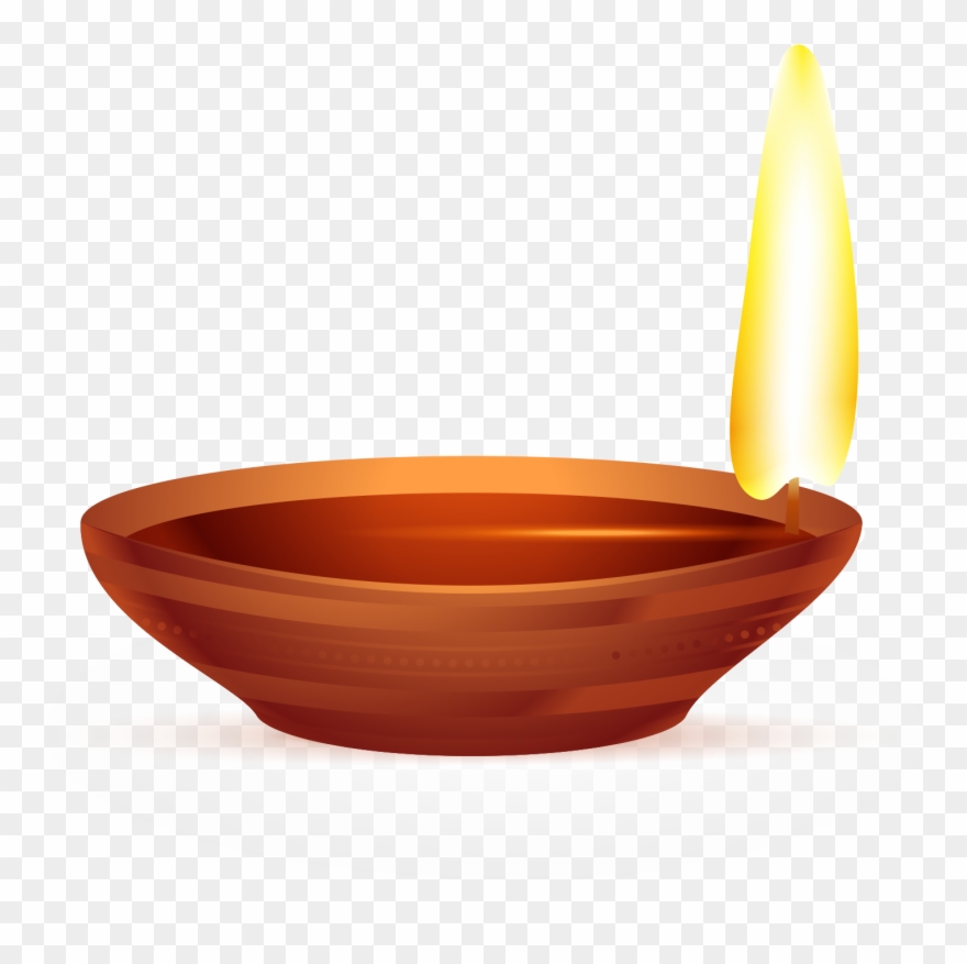 Diwali Oil Lamp - Oil Lamp Png Hd Clipart
