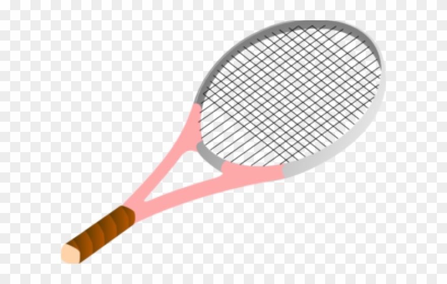 Tennis Ball Clipart Pink - Tennis Racket Clipart - Png Download