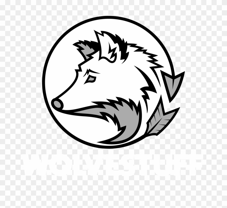 Medium Size Of Easy Way To Draw A Wolf Cub Head Wolves - Line Art Clipart