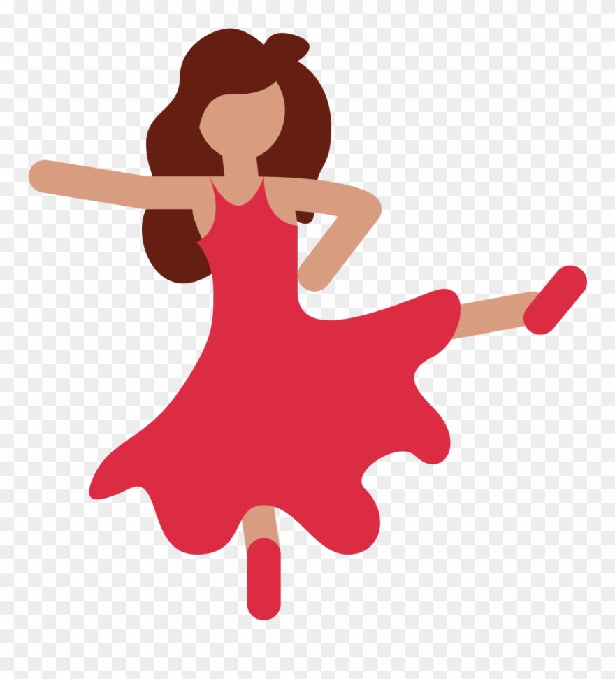 Large Emoji Icons People - Dancing Girl Emoji Vector Clipart