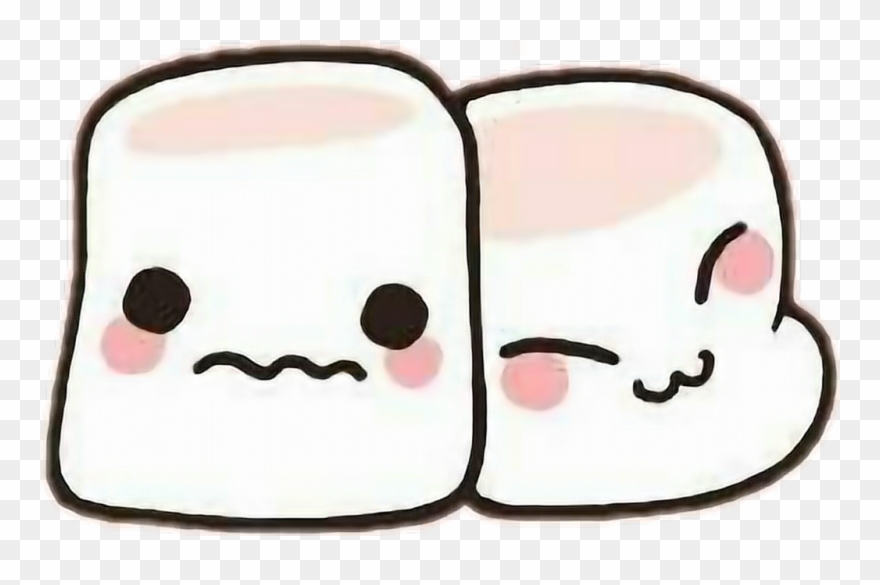 #cute #kawaii #marshmallow #pink #hug #soft #love #heart Clipart