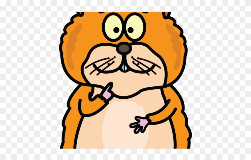 Hamster Clipart Simple - Cartoon - Png Download