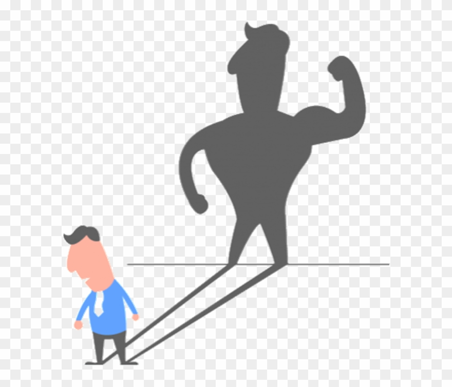 The Times When You Feel Like You're Just Going Through - Fake Confidence Clipart