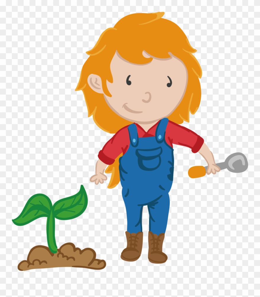 Download Clip Art - Planting Cartoon Png Transparent Png