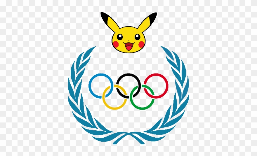Pokemonolympicslogo3 - - Olympic Rings Rio 2016 Clipart