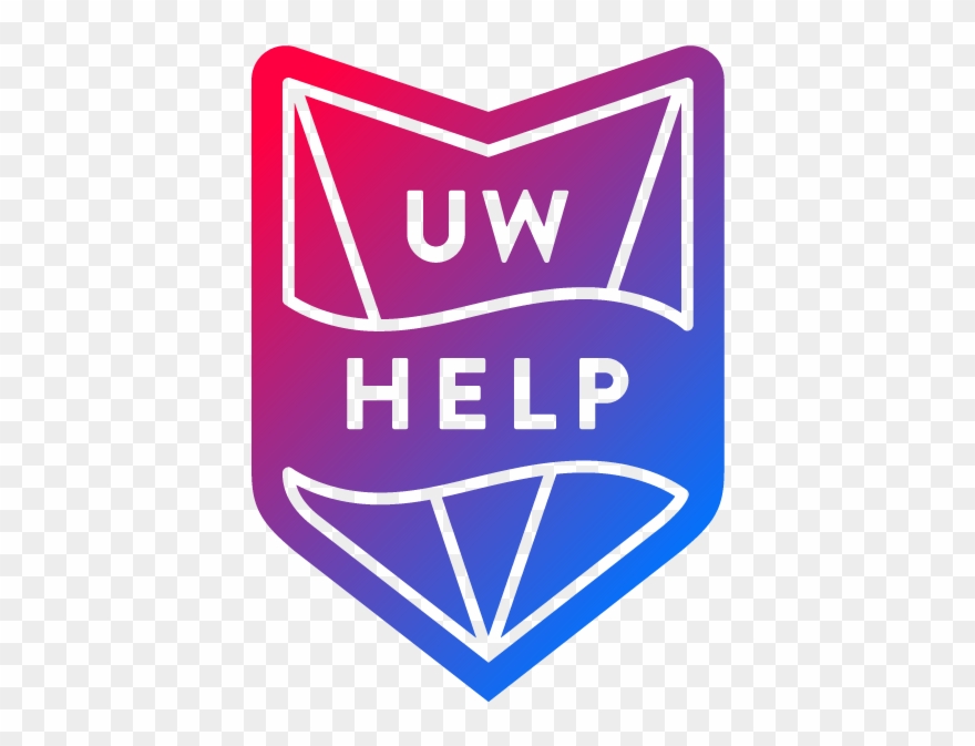 Jpg Png Svg - Uw Help Logo Clipart