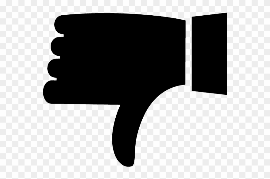 Thumbs Down Icon - Sign Clipart