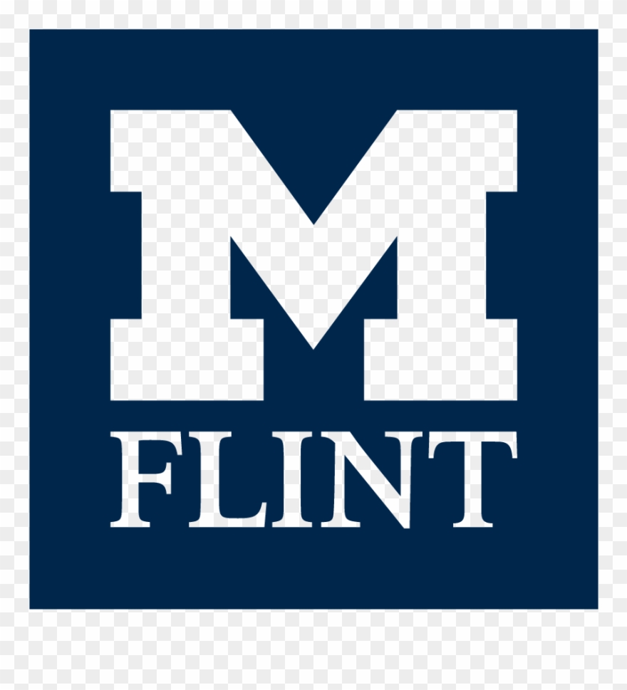 One Color Version Of The Um-flint Logo - Um Flint Logo Png Clipart