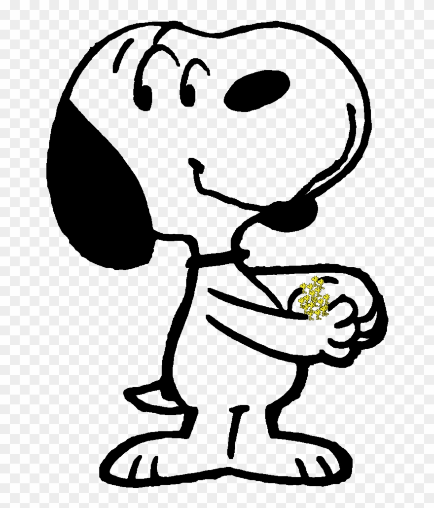 How - Png Snoopy Woodstock Hug Clipart