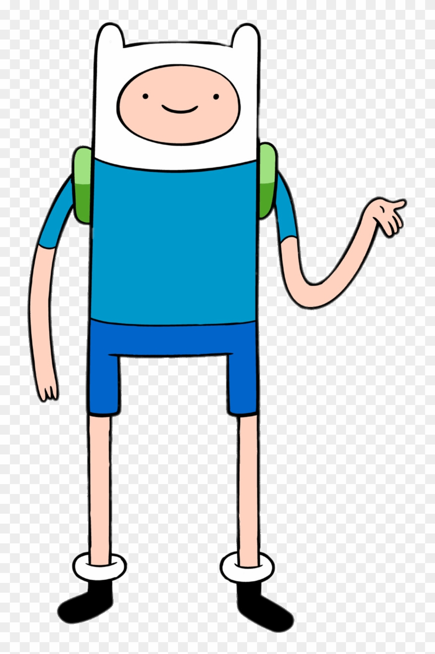 Adventure Time Finn The Human - Adventure Time Finn Standing Clipart