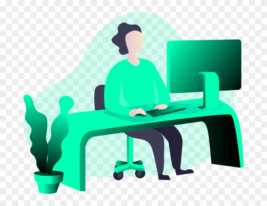 The Global Freelance Economy Is Huge, Dominated By - Sitting Clipart