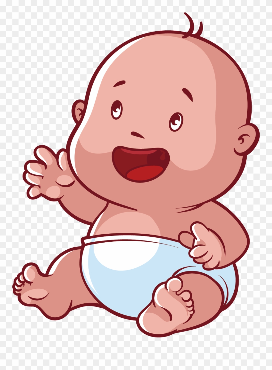 Finger Clipart Baby Finger - Baby Crying Color Page - Png Download