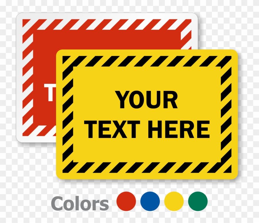 Zoom - Personalize - Cartoon Holding Board Vector Clipart