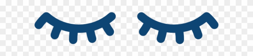 Eyelash Clipart Cartoon - Closed Eyes Cartoon Png Transparent Png