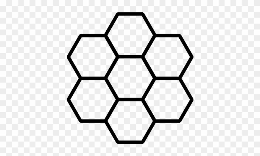 Western Honey Bee Honeycomb Hexagon Computer Icons - Clip Art Hexagon Bee Hive - Png Download