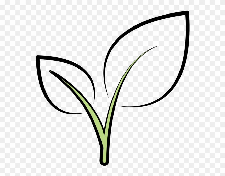 Website Icons Leaf - Line Art Clipart