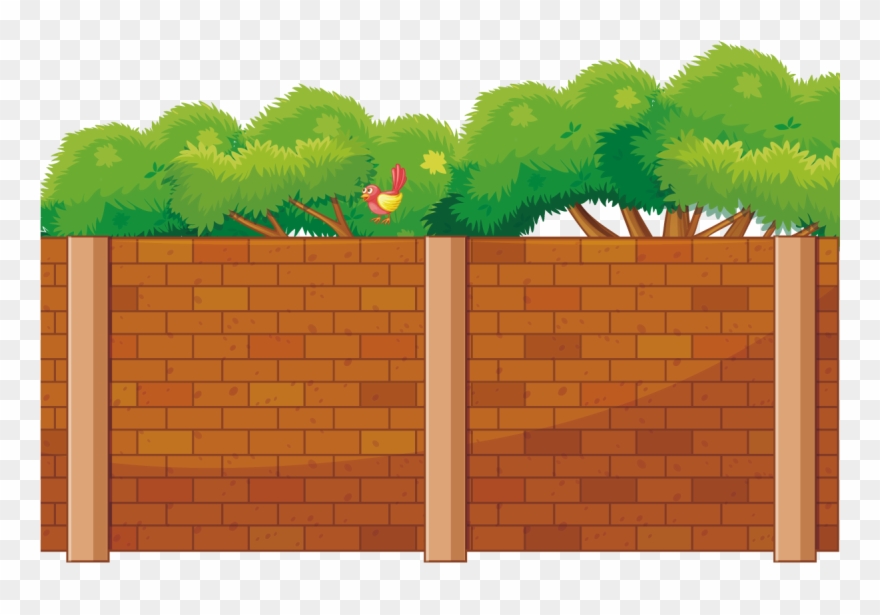 File - Pagar Tembok Vector Clipart