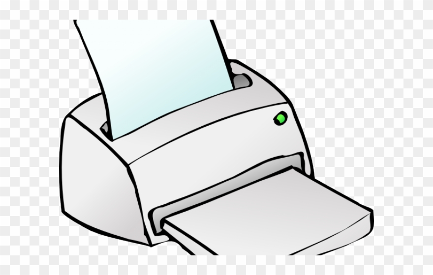 Printer Clipart Transparent - Clip Art Printer - Png Download