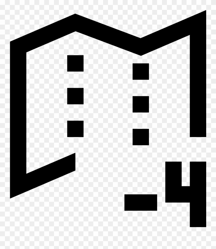 There Is A Rectangle With Zig Zag Lines On The Top - Icon Clipart