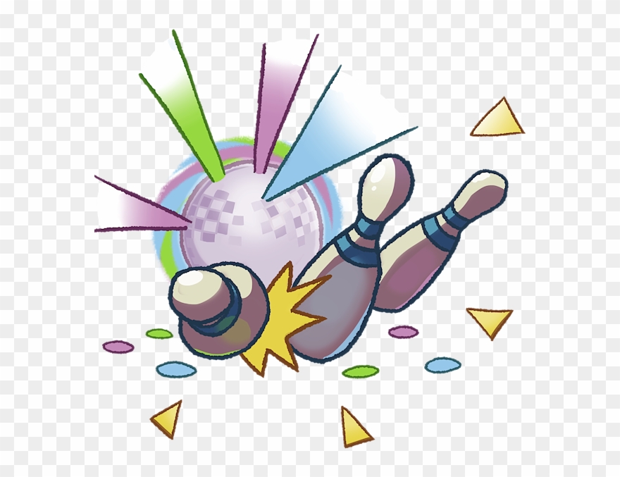 Cosmic Bowling Motif For An Mu Basement Banner Clipart