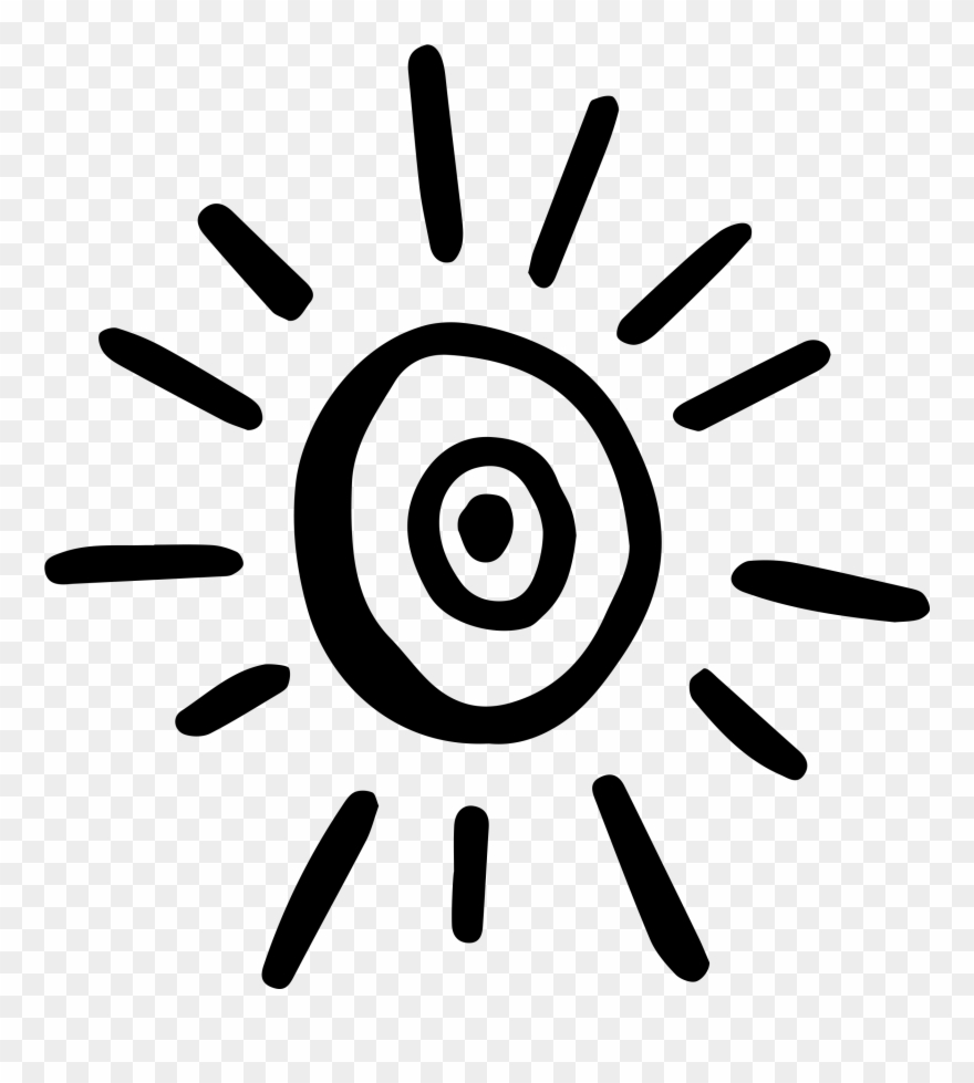 Do You Believe In Magic Yes I Do - Sun Vector Black And White Png Clipart