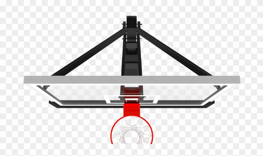 ½ -thick Glass Backboard - Trailer Clipart