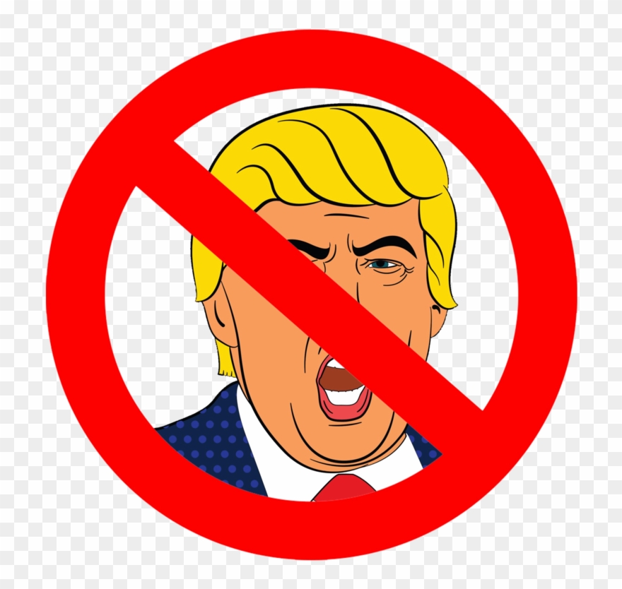 Heavy Blend Hooded Sweatshirt - Donald Trump Cartoon Version Clipart