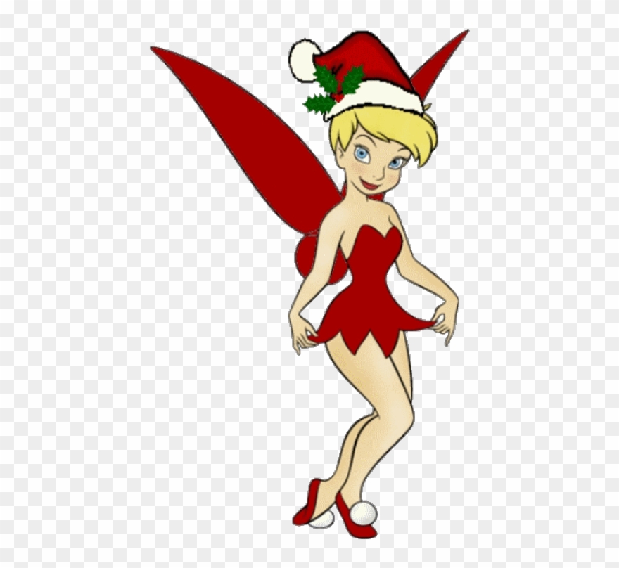 Tinkerbell Sticker - Christmas Tinkerbell Clipart