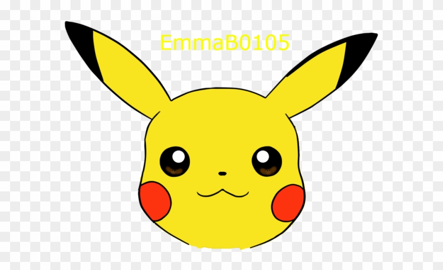 Pikachu Head Png - Pikachu Face Clipart
