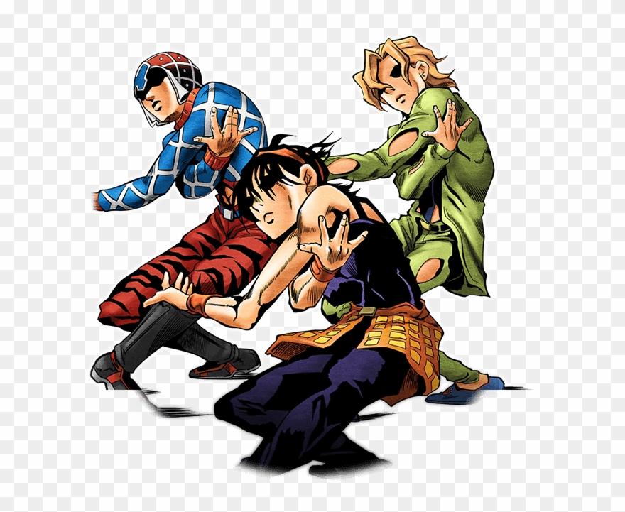 Unit Narancia, Mista, And Fugo - Cartoon Clipart