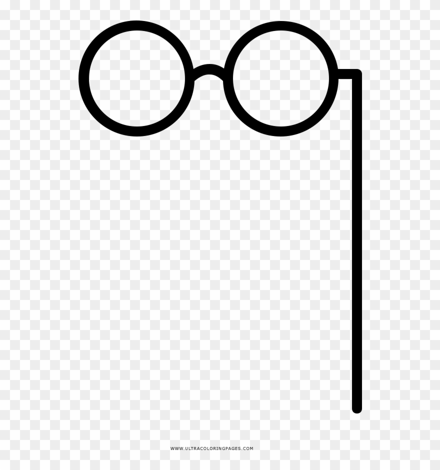 Opera Glasses Coloring Page Clipart