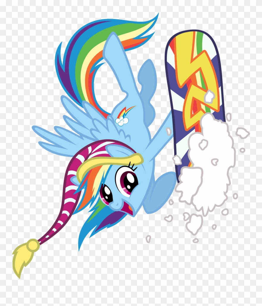 Image My Little Pony Friendship Is Magic Ⓒ - My Little Pony Rainbow Dash Christmas Clipart
