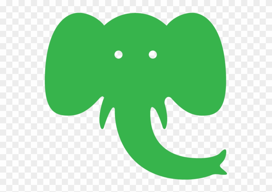 Green Elephant Wishlist Clipart