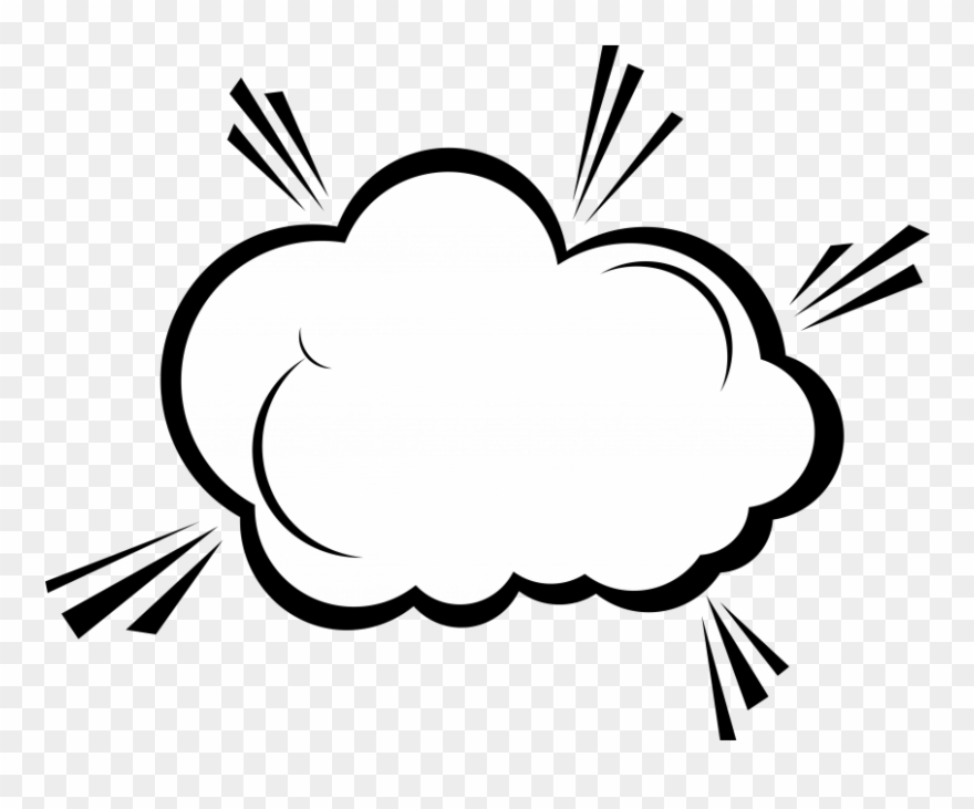 Download High Resolution Png - Cartoon Explosion Cloud Clipart