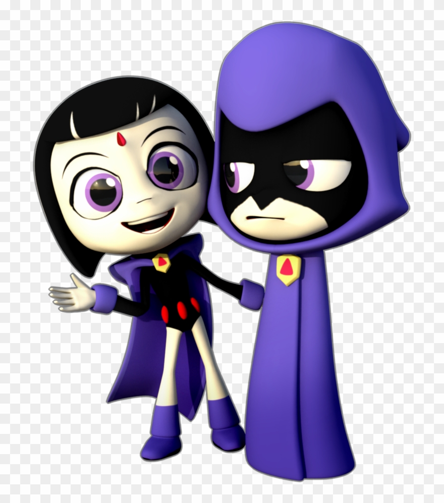 Raven Full By Estefanoida-darmcrw - Teen Titans Go 3d Model Clipart