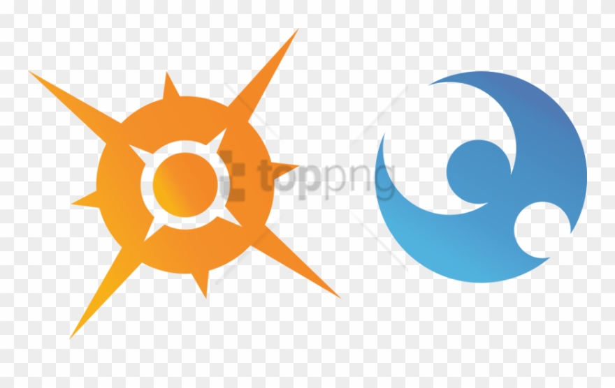 Free Png Download Pokemon Sun Logo Png Images Background - Pokemon Sun And Moon Emblem Clipart