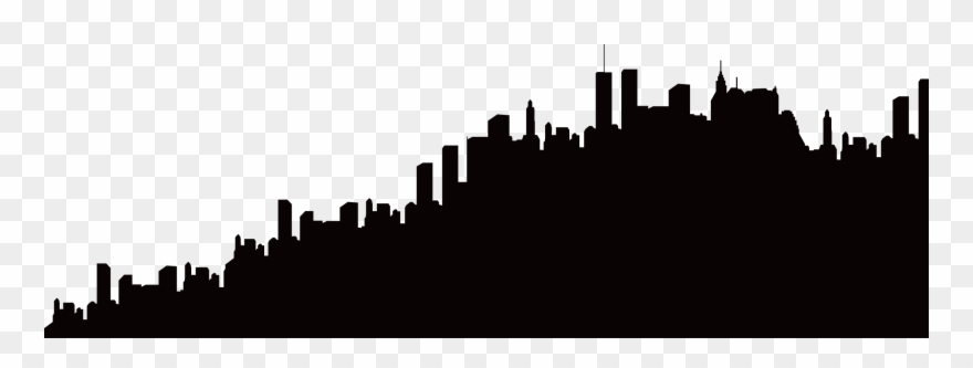 2363 X 787 21 0 - Skyline City Silhouette Clipart