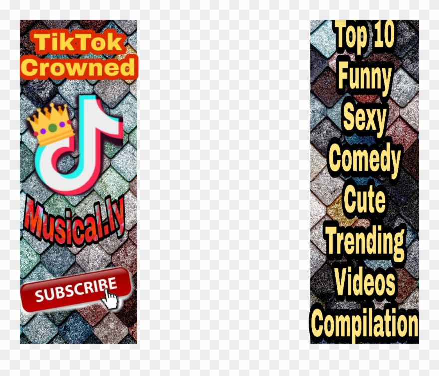 Tiktok Musically Tiktokcrowned Crowned - Comic Book Clipart