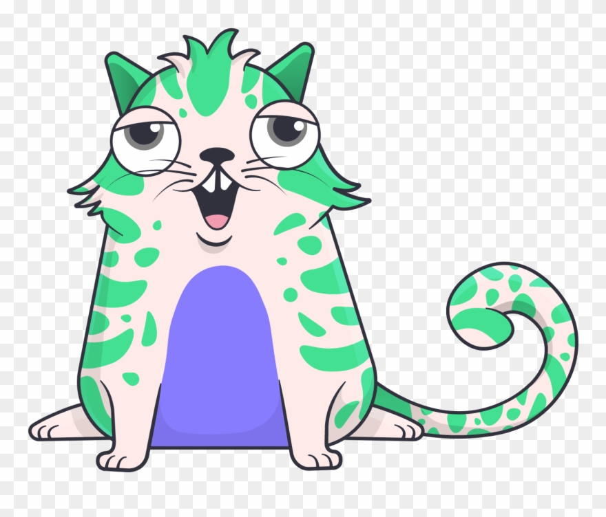 Cat Bitcoin Clipart