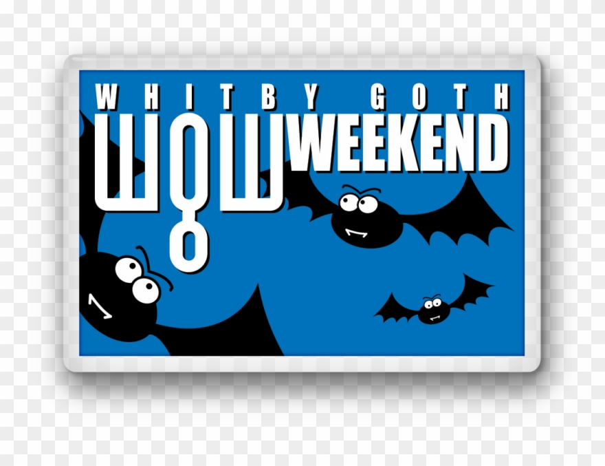 Fridge Magnet - Bats - Cartoon Clipart