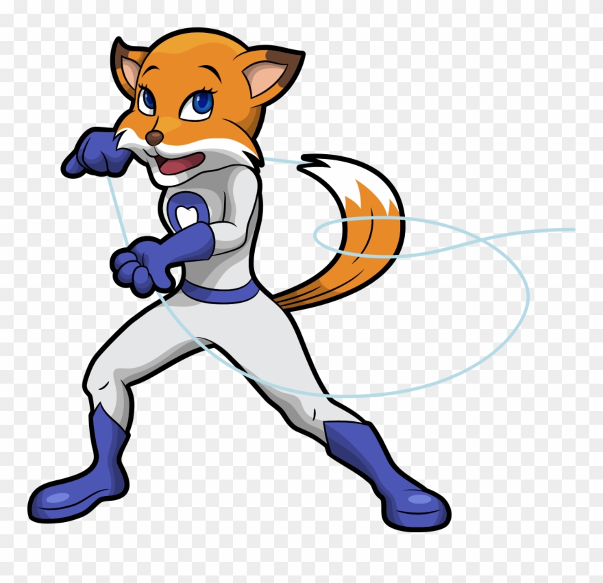 Flossy Fox Clipart