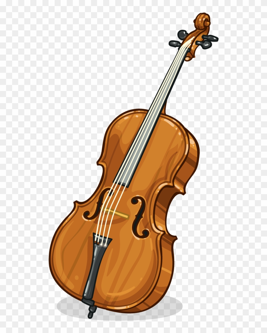 Cello Scroll Clip Art - Viola - Png Download